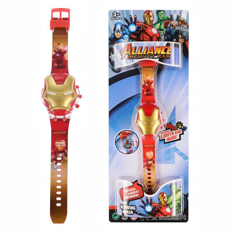 New musical light-up cartoon flip electronic watch for kids - educational toy, perfect birthday gift for preschoolers (boys & girls)