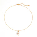 Christmas necklace wholesale: cross-border hot seller - fashionable enamel snowflake bell christmas tree pendant, simple and versatile necklace