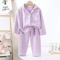Derong heattechsuit double-sided couple pajamas women's thickened winter men's lapel home clothes pajamas suit