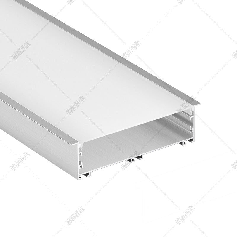 Light slot Office office lighting Aluminum slot Suspended ceiling lamp No main lamp With surface mounted line lamp Linear aluminum slot