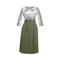 Ebaynew arrival pleated slimming look silmdress african women's clothing plus size medium longpleated skirt with belt