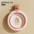 Round dinosaur style-red