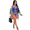C5073 special offer: no returns or exchanges. please purchase with care. cross-border fashion women's summer beachwear & swimsuit set (european & american style)