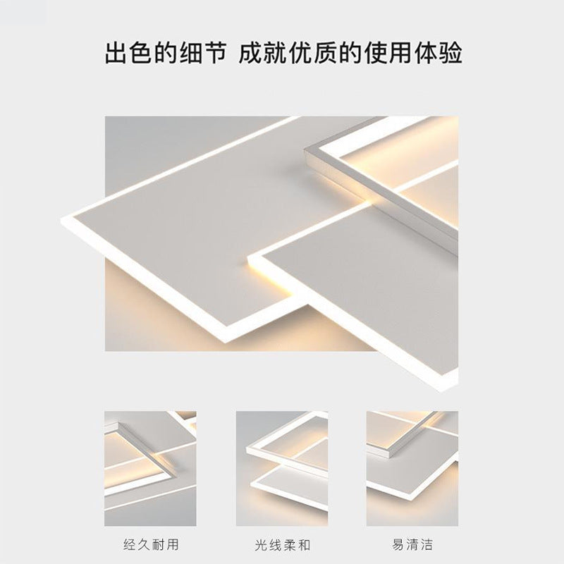 Living room ceiling light 2025 new full spectrum Zhongshan lighting modern simple creative minimalist whole house package