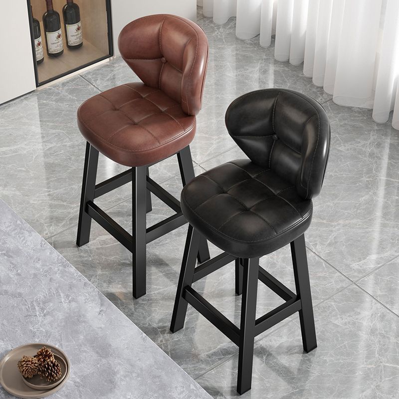Bar stool, home high stool, solid wood backrest chair, commercial cashier bar stool, light luxury high-end bar stool