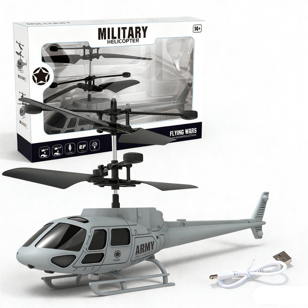 hot-selling remote control helicopter, kids' sensory aircraft, rechargeable, drop-resistant, hovering flight toy - wholesale