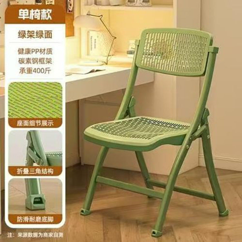 Computer chair sedentary folding back chair office seat student dormitory chair girl desk study stool