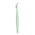 1.0 thick fully edged, fully inspected, spray-painted round head gold feather clip (green)