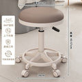 Beauty stool adjustable rotate pulley round stool backrest makeup chair dressing chair movable office chair hairdressing stool no