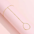 New amazon cross-border fashion niche style women's gold finger chain