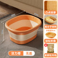 Wavy square [no lid] vibrant orange + ginger tea bags 30-pack
