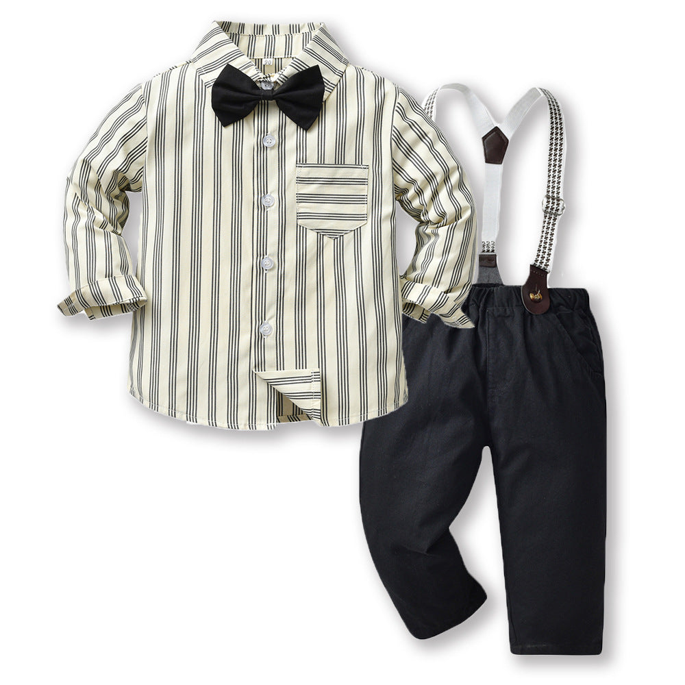 Kids' spring outfit set for boys - new spring/autumn styles for children - gentleman's formal wear for older boys - trendy autumn clothes