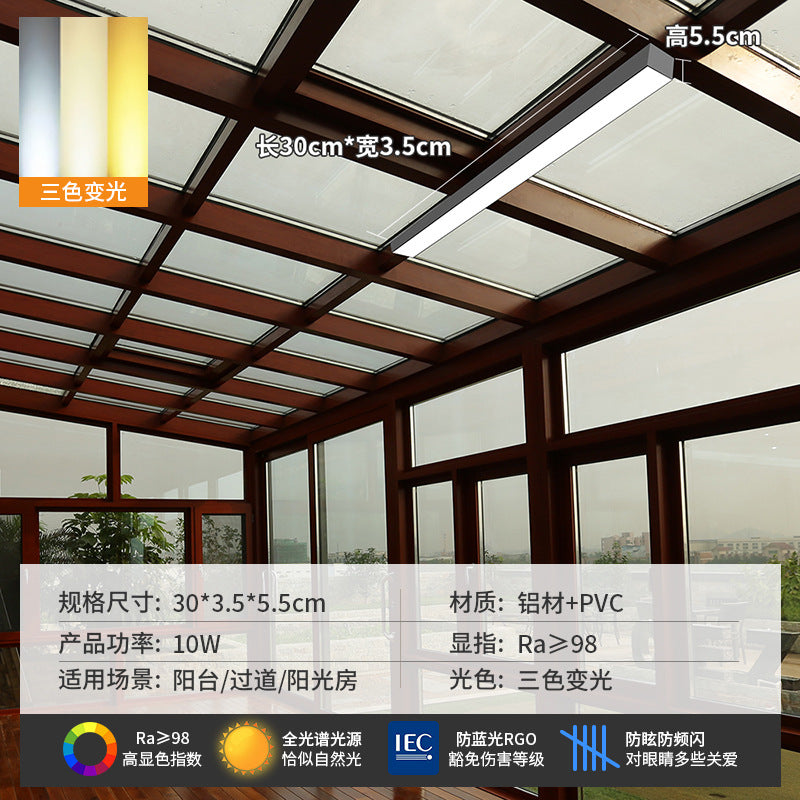 Minimalist aisle light corridor light sun room cloakroom balcony ceiling light minimalistled strip light entrance lamp
