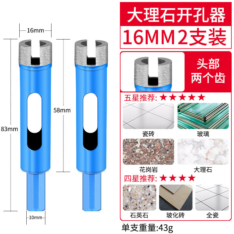 Marble diamond stone hole opener drill bit ceramic tile glass drilling vitrified tile grinding round drilling reamer