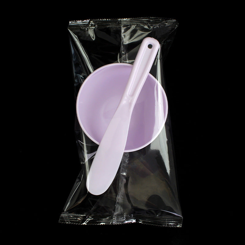 Beauty tools tpr imitation silicone mask bowl plastic soft bowl mask stick mixing bowl supplies beauty set medium size