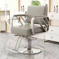 Light gray [silver disc] armrest with bar
