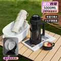 316 stainless steel large capacity collapsible handle thermos kettle - outdoor, car, portable water bottle - travel kettle wholesale with custom logo