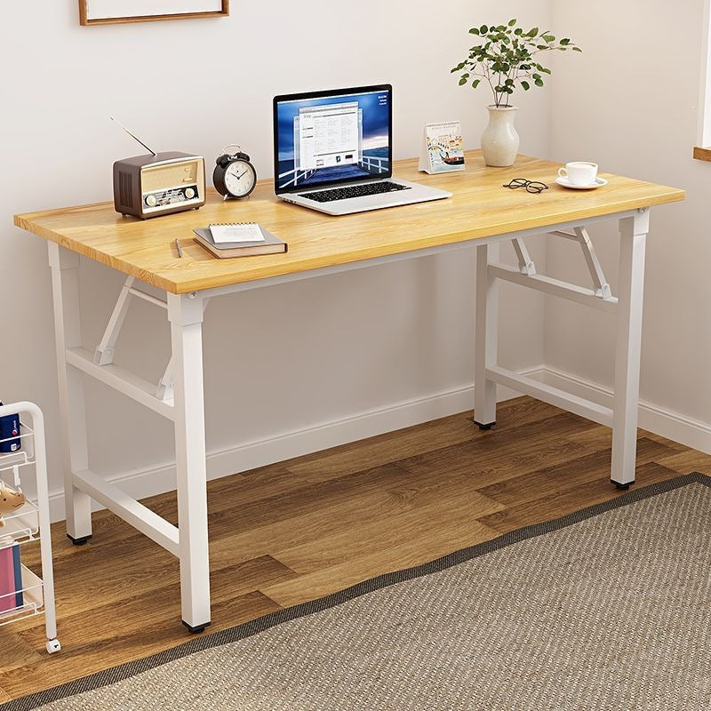 Foldable computer desk desktop desk casual modern home office table bedroom simple study table writing desk