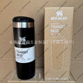 Stanley 16oz stainless steel insulated tumbler - leakproof, portable, perfect for outdoor adventures, travel, and car use