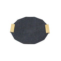 Korean style hexagram cassette oven baking pan outdoor camping non-stick pan medical stone square barbecue pan for home barbecue pan