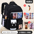 New nezha backpack for elementary school students, grades 1-6, lightweight, spine-protecting, load-reducing, large capacity for boys and girls