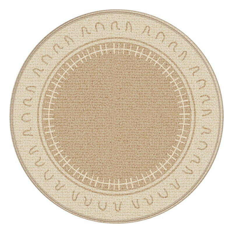 Source factory direct sales European round office carpet living room sofa coffee table blanket study rotating chair cushion rocking chair cushion