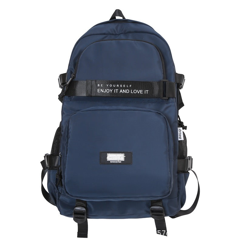 Backpack casual urban style classy school bag junior high school student school bag work clothingcasual travel couple college student school bag