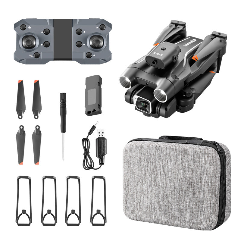 K9 drone with 360° obstacle avoidance, 8k aerial photography, dual camera, quadcopter, auto-return, foldable remote control aircraft z908