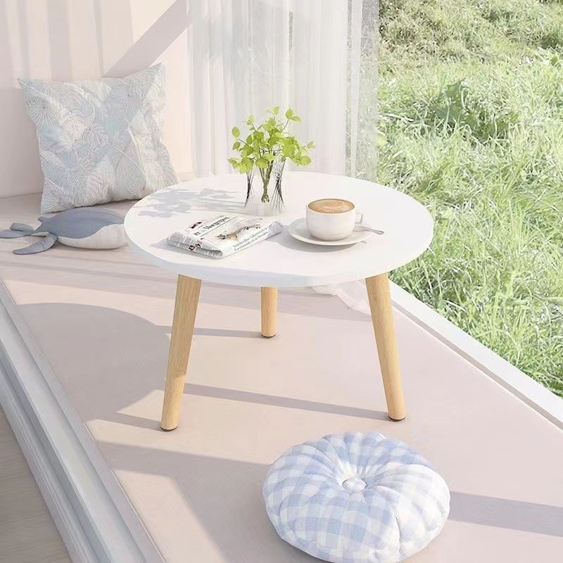 Bay window coffee table small apartment side table tatami small carpet table for home rental room balcony bed