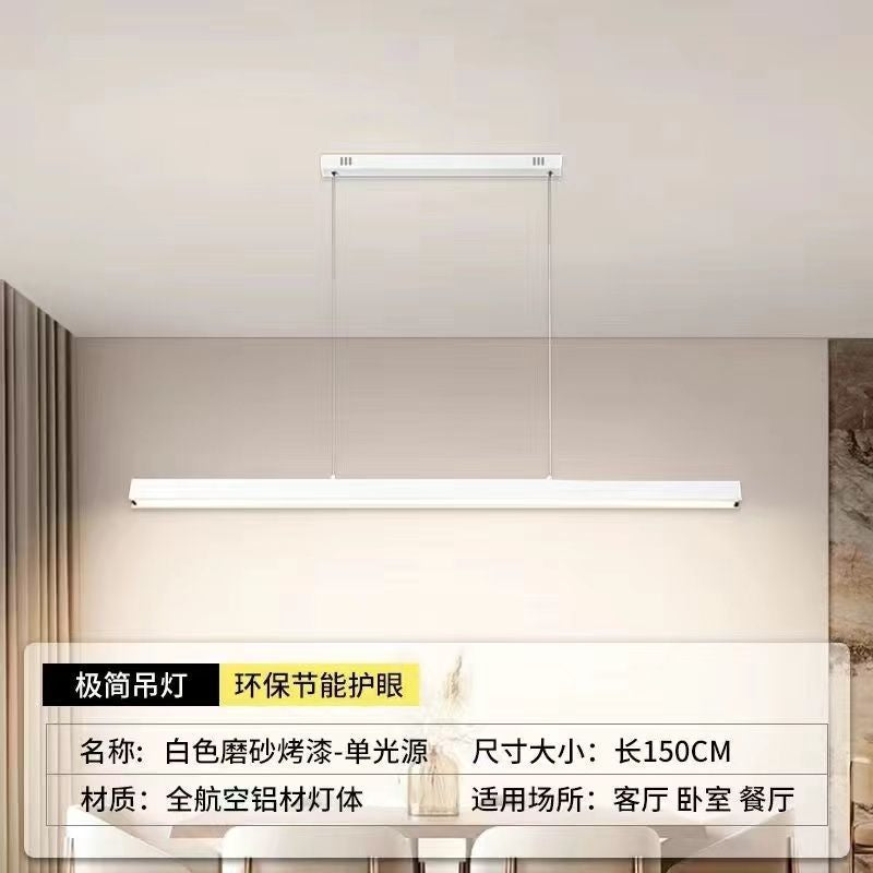 Full spectrum eye protection adjustable restaurant light linear pendant lamp island table dining table minimalist dining table pendant lamp bar tea room pendant lamp
