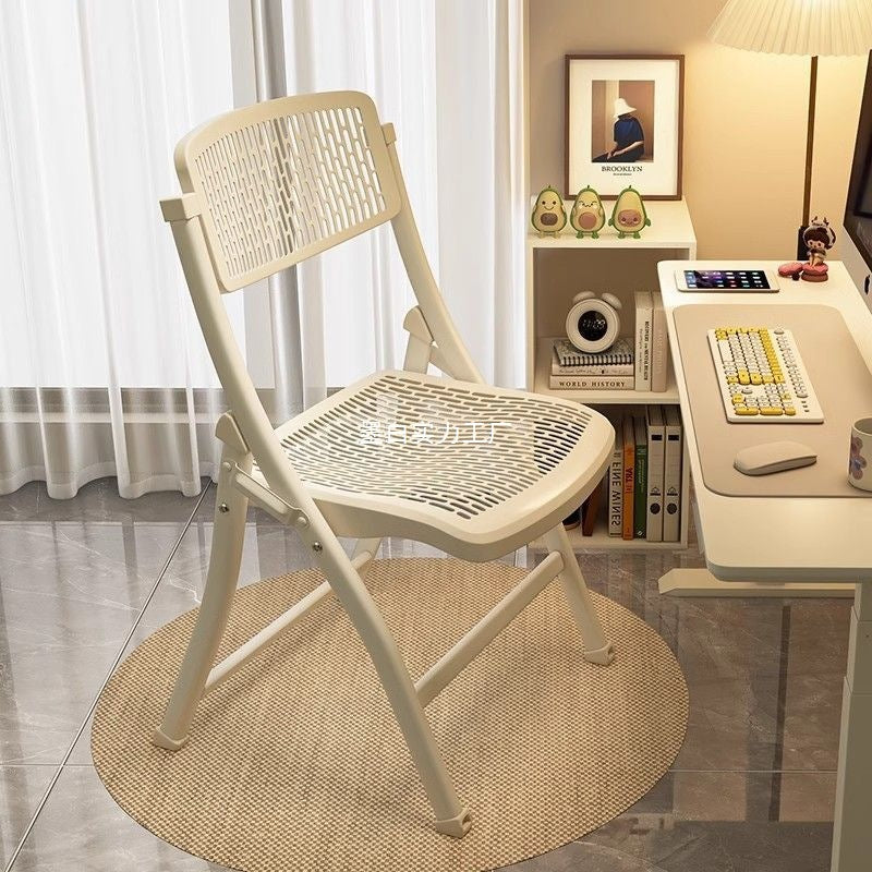 Computer chair sedentary folding back chair office seat student dormitory chair girl desk study stool
