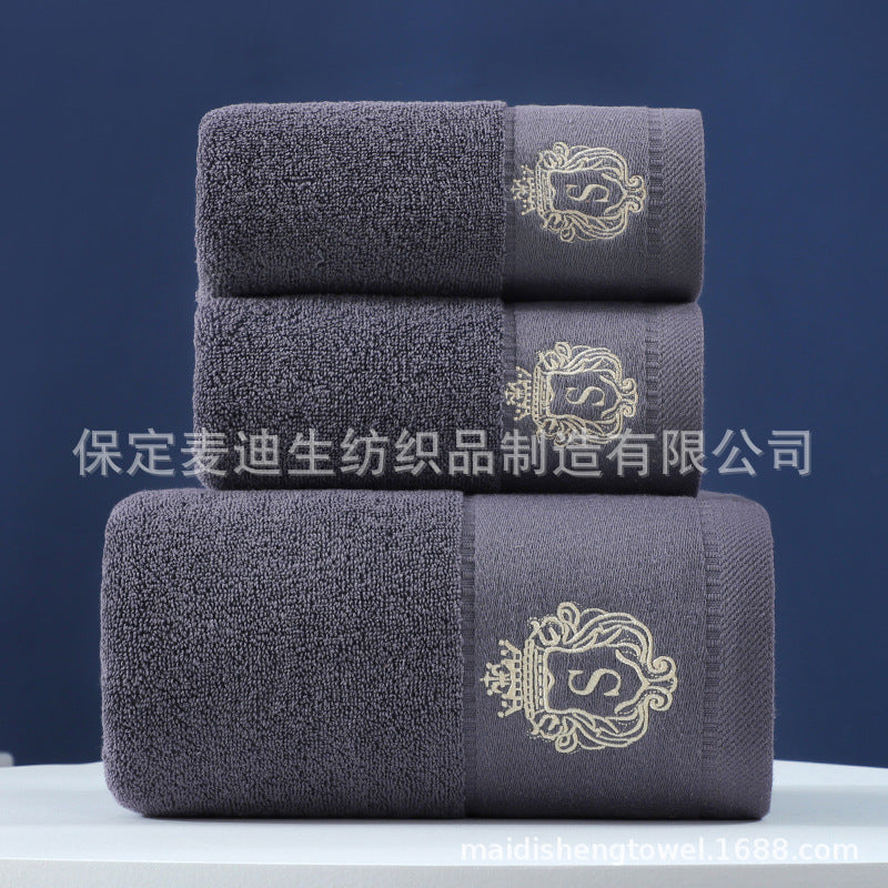Factory direct wholesale pure cotton towels & bath towels - available in sets, gift options, promotional advertising towels, embroidered logo & branding, soft & highly absorbent