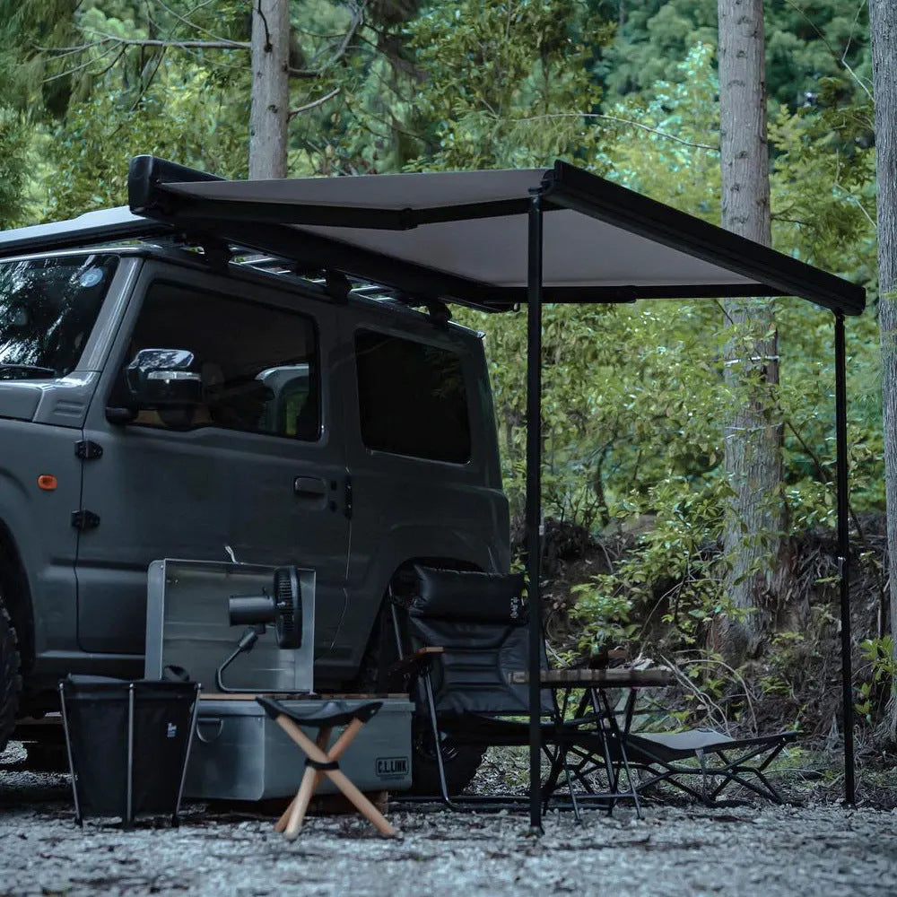 Dc12v rv electric retractable awning aluminum alloy retractable trailer rv awning vehicle canopy