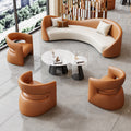 Sales office negotiation sofa hotel lobby rest area single sofa beauty salon reception coffee table combination