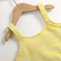 summer new arrival: trendy ins-style cross-border e-commerce export two-piece set for girls - off-shoulder cami with puff sleeves, sweet and adorable