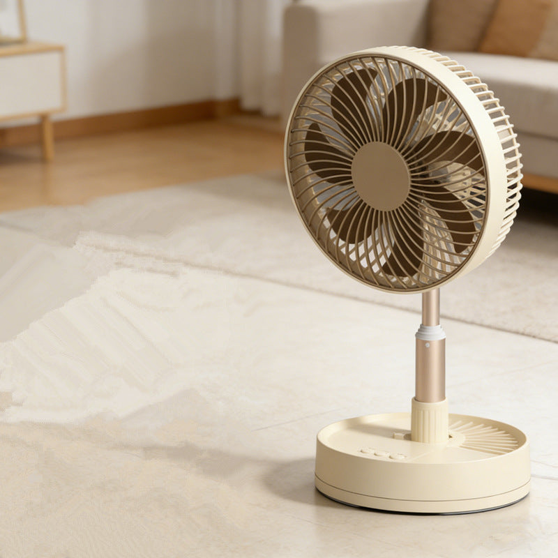 Floor-standing desktop telescopic foldable usb fan student dormitory office home multi-functional silent and storable