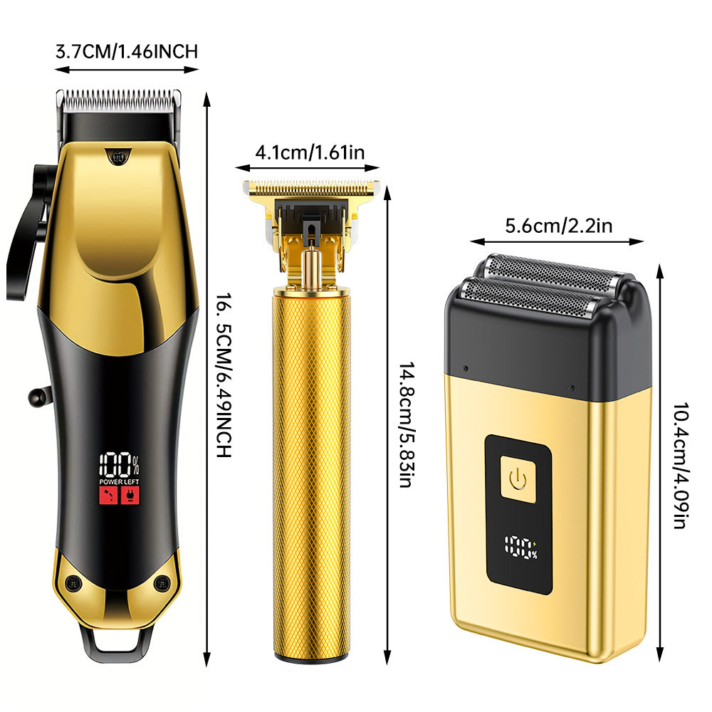 new arrival hairdressing machine suit oil head engraving digital display hairdressing clipper suit electric clipper clipper