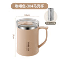 Stainless steel mug - large capacity office gift - tea infuser cup - insulated coffee mug - portable student water bottle