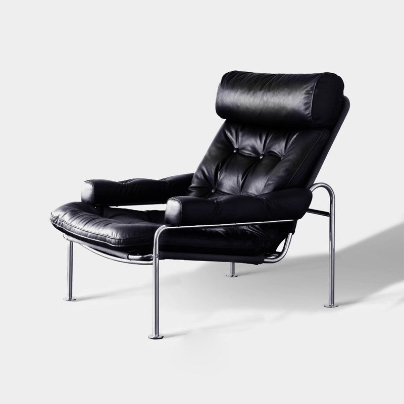 Genuine leather single sofa chair, medieval style rum chair, italian oil wax leather casual chair, living room casual sofa chair personalized