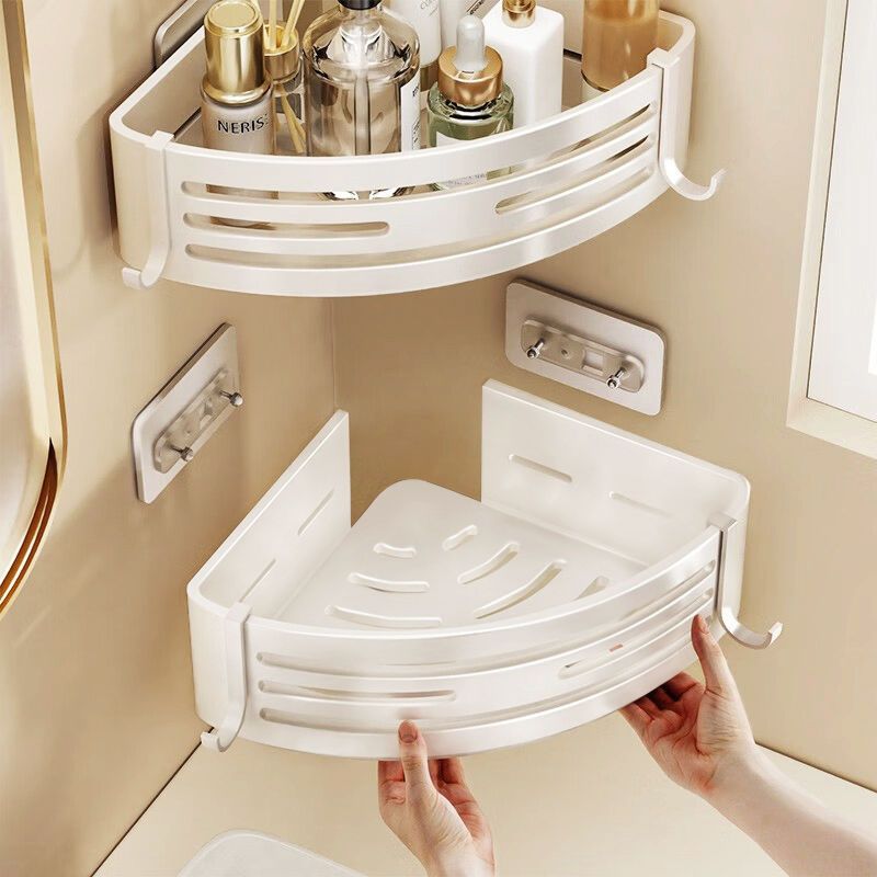 Bathroom triangle storage rack wall-mounted toilet washroom wash basin wall corner storage rack wall-mounted