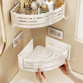 Bathroom triangle storage rack wall-mounted toilet washroom wash basin wall corner storage rack wall-mounted