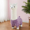 Extra large creative alpaca stool, accessible luxury animal stool, floor-standing handmade ornaments, scandinavian style shoe changing stool, festival