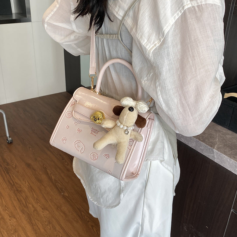 Cross-border super fire niche bag women's spring and summer 2025 new fashion shoulder messenger bag high-end portable Kelly bag