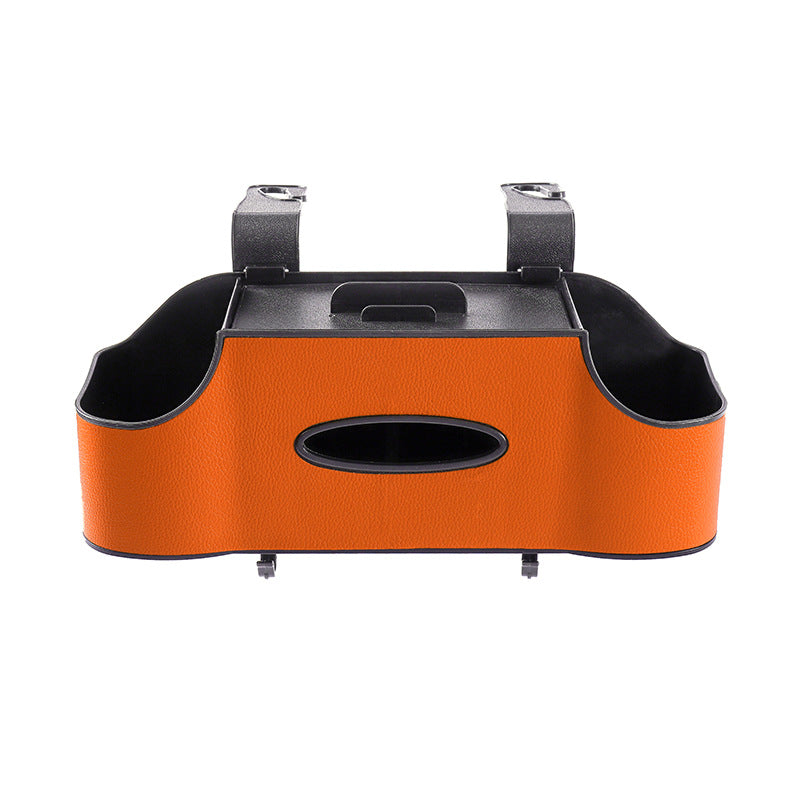 Car seat back organizer with phone holder - multifunctional, creative, and convenient storage for your vehicle, includes tissue box