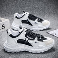 Popular men's shoes 2025new arrivalwintereasiest for matchcasual heightening small white sports hong kong style dad ins trendy shoes