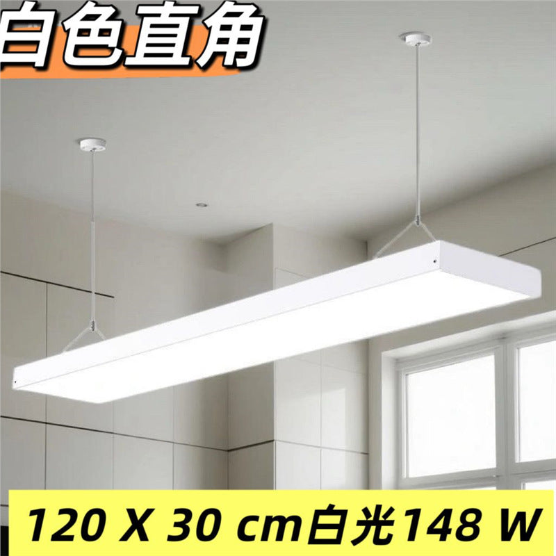 Led ceiling light/pendant light - dual use - rectangular led linear pendant light for gym, supermarket, office, shop, and mall