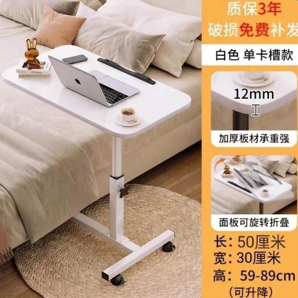 foldable computer desk stand floor reading puzzle stand lazy simple adjustable movable bedside table