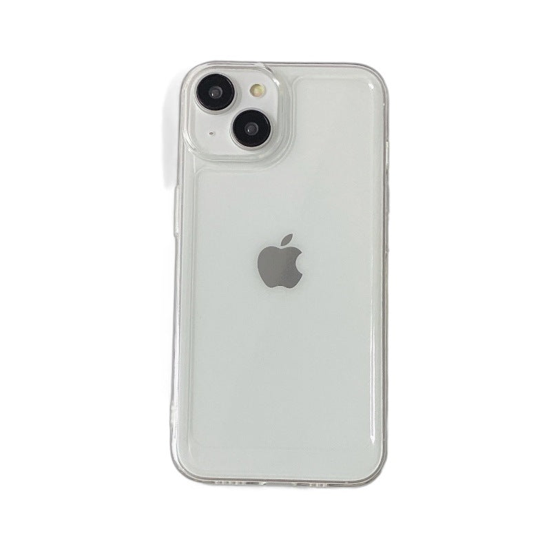 Large hole transparent space case for iphone 17 air, apple xs max, minimalist anti-drop soft protective cover