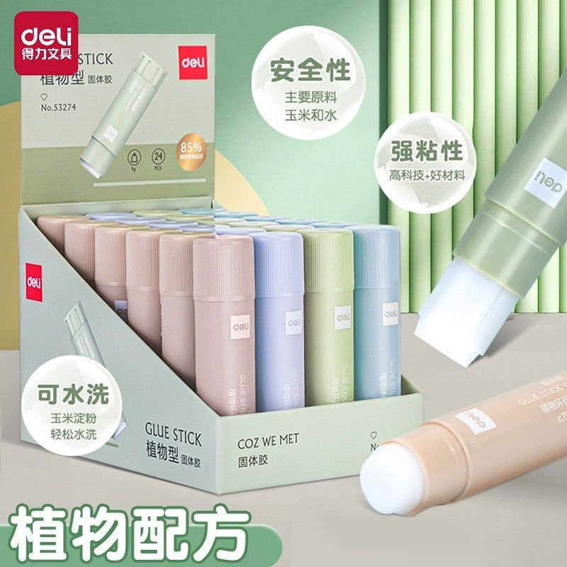 Deli 53274 Solid Glue Plant Formula Solid Glue Student Handmade Glue Stick DIY Solid Glue Stick Wholesale