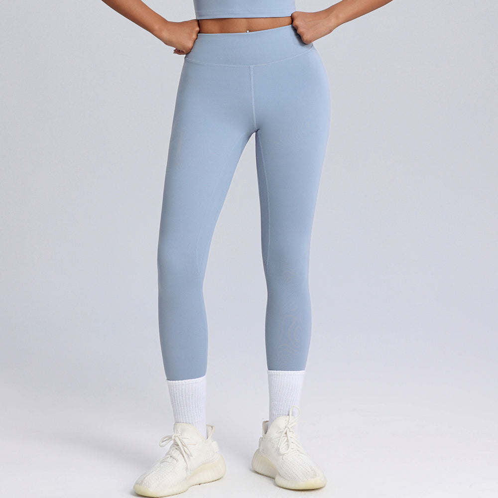 Lycra classy yoga suit set lulu same style buttery tight sportswear high elastic breathable fitness suit set